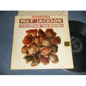 画像: MILT JACKSON (MJQ) & CALEMAN HAWKINS - BEAN BAGS (Ex++, Ex+/+++/Ex)  / 1959 US AMERICA ORIGINAL "BLACK With SILVER PRINT Label" MONO Used LP