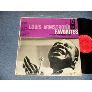 画像: LOUIS ARMSTRONG - Louis Armstrong FAVORITES (Volume 4) (Ex-, VG+/MINT- TEAR, ) / 1956 Version US AMERICA "REISSUE of  ML 54386" "6 EYES LABEL" MONO Used LP  