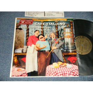 画像: JO BASILE, ACCORDION and ORCHESTRA ALDO CONTI, TENOR and CHORUS - CAFE ITALIANO (ITALIAN FOLK SONG)  (Ex+++, Ex+/MINT- ) / 1958 US AMERICA ORIGINALMONO Used LP 