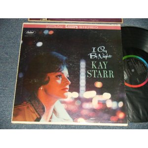 画像: KAY STARR - I CRY BY NIGHT (Ex++/MINT-) )  / 1962 US AMERICA ORIGINAL 1st Press "BLACK with RAINBOW 'CAPITOL' Logo on LEFT Side Label" Used LP