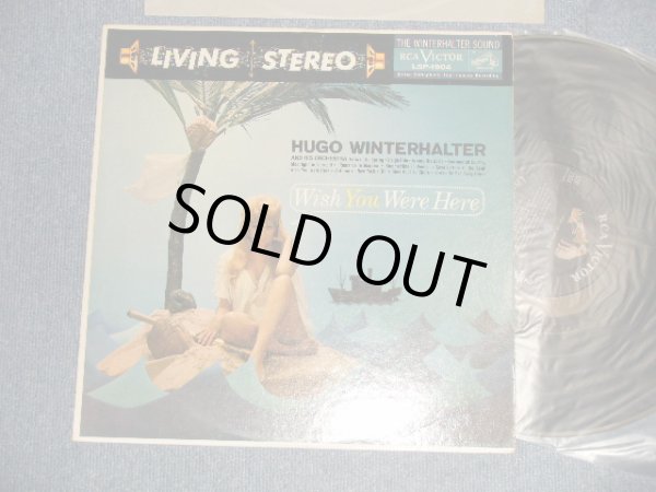 画像1: HUGO WINTERHALTER - WISH YOU WERE HERE (Ex++/Ex+++ EDSP, STPOBC) / 1959 US AMERICA ORIGINAL 1st Press "BLACK with SILVER PRINT 'LIVING STEREO' at Bottom Label" STEREO Used LP 