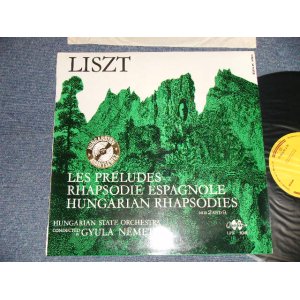 画像: Liszt, Hungarian State Orchestra, Gyula Németh - Les Préludes, Rhapsodie Espagnole, Hungarian Rhapsodies Nos 2 And 9 (Ex+++/Ex+++ Looks:MINT-)  /  Hungary ORIGINAL Used LP