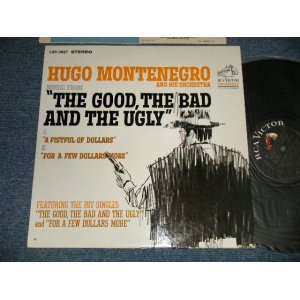 画像: HUGO MONTENEGRO and His ORCHESTRA - THE GOOD, THE BAD AND THE UGLY : Music From "A Fistful Of Dollars" & "For A Few Dollars More" & "The Good, The Bad And The Ugly" (Ex+++/Ex+++) / 1968 US AMERICA ORIGINAL 1st Press "BLACK Label" STEREO Used LP 