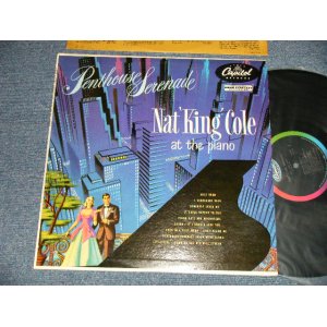 画像: NAT 'KING' COLE - PENTHOUSE SERENADE (Ex+++, Ex++/MINT-)  1962 Version US AMERICA REISSUE "BLACK with RAINBOW RING  with CAPITOL Logo on TOP Label" MONO Used LP  