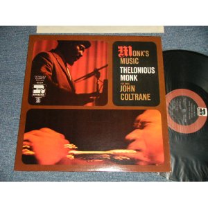 画像: THELONIOUS MONK Featuring JOHN COLTRANE -MONK'S MUSIC (MINT-/MINT) / 1967 Version US AMERICA Reissue "BLACK with BROWN RING Label" Used LP 
