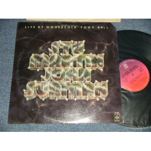 画像: STU MARTIN, JHON SURMAN - LIVE AT WOODSTOCK TOWN HALL (Ex/MINT- Cut out) / 1976 US AMERICA ORIGINAL Used LP