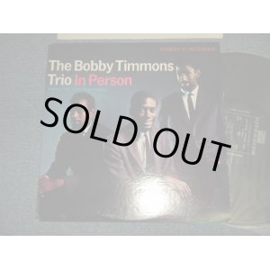 画像: THE BOBBY TIMMONS TRIO - IN PERSON (Ex++/MINT-) / 1961 US AMERICA ORIGINAL "BLACK with SILVER PRINT in SQUARE Label!" Used LP