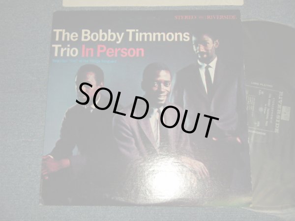 画像1: THE BOBBY TIMMONS TRIO - IN PERSON (Ex++/MINT-) / 1961 US AMERICA ORIGINAL "BLACK with SILVER PRINT in SQUARE Label!" Used LP