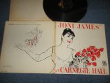 画像: JONI JAMES - AT CARNEGIE HALL (Ex+++/Ex++ B-1:Ex Looks:MINT- EDSP) /1959 US AMERICA ORIGINAL 1st Press "Black Label" MONO Used LP