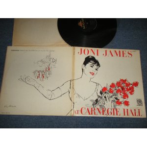 画像: JONI JAMES - AT CARNEGIE HALL (Ex+++/Ex++ B-1:Ex Looks:MINT- EDSP) /1959 US AMERICA ORIGINAL 1st Press "Black Label" MONO Used LP