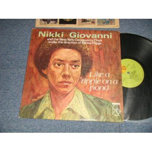 画像: NIKKI GIOVANNI - LIKE A RIPPLE ON A POND (Ex++/MINT-) / 1973 US AMERICA ORIGINAL Used LP