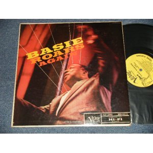 画像: COUNT BASIE - BASIE ROARS AGAIN (Reissue of "CLEF 120" of 19853 RELAESED 10" LP) (Ex++/Ex+++ EDSP) / 1957 US AMERICA ORIGINAL 1st Press "YELLOW Label"  MONO LP  