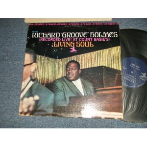 画像: RICHARD "GROOVE" HOLMES - LIVING SOUL! (Ex+/Ex+++ Looks:Ex+ EDS) / 1967 US AMERICA ORIGINAL "PROMO/ PREVIEW COPY" "1st Press BLUE with 'TRIDENT' on Right" Label STEREO Used LP  