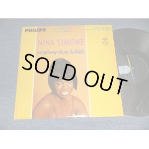 画像: NINA SIMONE - BROADWAY BLUES BALLADS (MINT-/Ex Looks:Ex+++) / 1964 US AMERICA ORIGINAL STEREO Used LP 