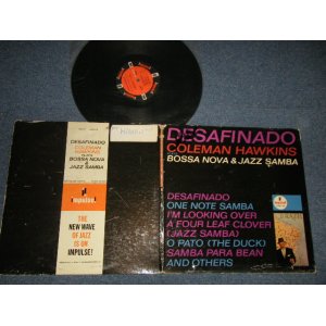 画像: COLEMAN HAWKINS SEXTET - PLAYS BOSSA NOVA & JAZZ SAMBA : DESAFINADO (Ex/Ex++ WOFC, STOBC)/ 1963 US AMERICA ORIGINAL "ORANGE witH BLACK RING Label" "STEREO" Used LP  