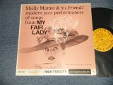 画像: SHELLY MANNE & HIS FRIENDS - modern jazz performances of songs from MY FAIR LADY (Ex++/Ex) / 1959 Version US AMERICA "YELLOW with BLACK PRINT Label" STEREO Used LP 