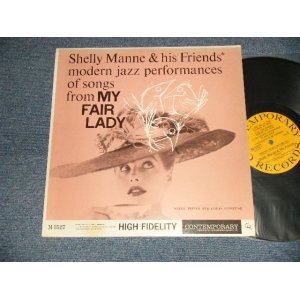 画像: SHELLY MANNE & HIS FRIENDS - modern jazz performances of songs from MY FAIR LADY (Ex++/Ex) / 1959 Version US AMERICA "YELLOW with BLACK PRINT Label" STEREO Used LP 