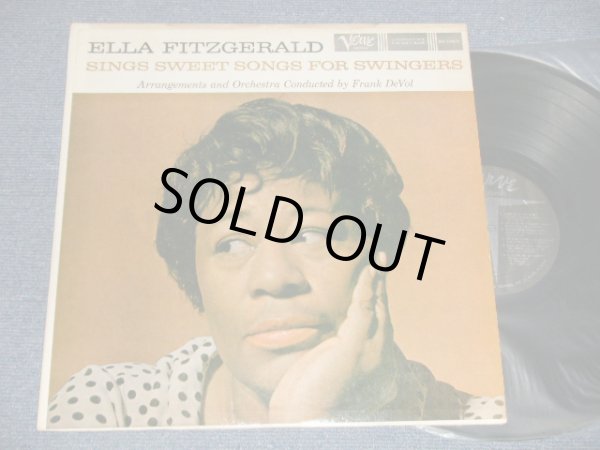 画像1: ELLA FITZGERALD - SINGS SWEET SONGS FOR SWINGERS  (Ex++/Ex+++ Looks:MINT- EDSP, TAPE SEAM)  / 1959 US AMERICA ORIGINAL "1st Press Label" MONO Used LP