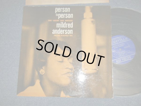 画像1: MILDRED ANDERSON with EDDIE "LOCK JAW" DAVIS SHOWCASES - PERSON TO PERSON (Ex++/Ex- Looks:Ex++ EDSP) / 1960 US AMERICA ORIGINAL Used LP