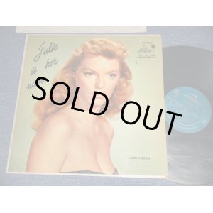 画像: JULIE LONDON - JULIE IS HER NAME (DEBUT ALBUM) (Matrix #A)V-5713-3006-A 2 B)V-5713-3006-B 2) (Ex++/Ex) /1956 US AMERICA ORIGINAL MONO "1st Press LIBERTY Credit Front Cover" "1st Press Glossy Jcket " "1st Press BACK Cover" "1st PRESS Turquoise Color LABEL" "Very Eraly Press HEAVY WEIGH WAX" Used LP  