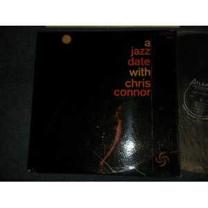画像: CHRIS CONNOR - A JAZZ DATE WITH CHRIS CONNOR (Ex+/Ex Looks:Ex-, Ex+ EDSP) / 1958 US AMERICA ORIGINAL 1st Press "BLACK with SILVER Print Label" MONO Used LP 