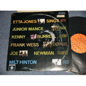 画像: ETTA JONES - SINGS With JUNIOR MANCE KENNY BURRELL (VG++/Ex++ WEAROFC, STOFC, WOBC, EDSP) / 1965 US AMERICA ORIGINAL 1st press "ORANGE TARGET Label" STEREO  Used LP 