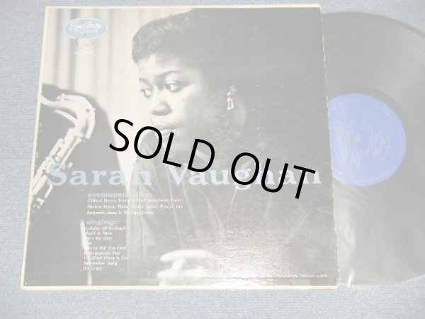 画像1: SARAH VAUGHAN - SARAH VAUGHAN (Ex++/Ex+++ EDSP) / 1958 Version US AMERICA "BLUE Label" MONO Used LP