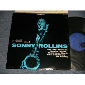 画像: SONNY ROLLINS -  VOL.2 Volume 2 (Dark Blue with STLYZED BLACK 'b' in Label ) (Ex++/MINT-) / 1973-76 Version US AMERICA REISSUE STEREO Used LP