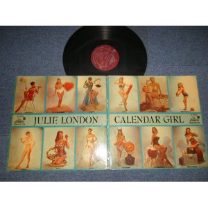画像: JULIE LONDON - CALENDAR GIRL ( Ex++/Ex++ Looks:Ex+++, Ex++ Looks:Ex+) / 1956 US AMERICA ORIGINAL MONO "MARLOON  LABEL" Used LP