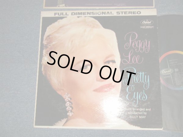 画像1: PEGGY LEE - PRETTY EYES (Ex++/MINT- EDSP) / 1960 US AMERICA ORIGINAL 1st Press "BLACK With RAINBOW 'CAPITOL' Logo on LEFT SIDE  Label" STEREO Used LP 