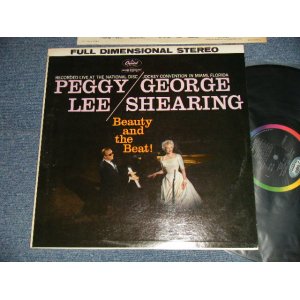 画像: PEGGY LEE/GEORGE SHEARING - BEAUTY AND THE BEAST ( Ex+++/MINT-) / 1961 Version US AMERICA "BLACK With RAINBOW 'CAPITOL' Logo on TOP  Label"  STEREO Used LP 