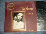 画像: MARLENE DIETRICH - SINGS (Ex++/Ex++) / 1960 US AMERICA ORIGINAL Used 10" LP
