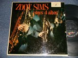 画像: ZOOT SIMS - ZOOT SIMS PLAYS 4 ALTOS (VG+++/Ex++ Looks:Ex++++ WOBC) / 1957 US AMERICA ORIGINAL MONO Used LP 