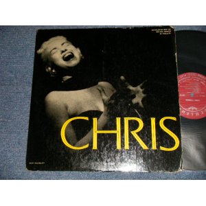 画像: CHRIS CONNOR - CHRIS (Ex-/VG++ Looks:VG++ EDSP, STOBC) / 1956 US AMERICA ORIGINAL Maroon Color and 1st Press Design Label MONO Used LP 
