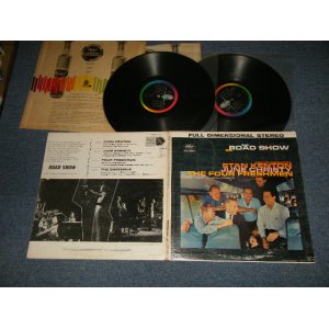 画像: STAN KENTON and His ORCHESTRA JUNE CHRISTY The FOUR FRESHMEN - ROAD SHOW  (Ex+/MINT-) /1960 US AMERICA ORIGINAL 1st Press "BLACK with RAINBOW CAPITOL Logo on LEFT Label" STEREO  Used 2-LP's 