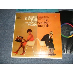 画像: The GEORGE SHEARING Quintet with NANCY WILSON - THE SWINGIN'S MUTUAL! Ex+++/Ex+++ BB)  / 1962 Version US AMERICA "2nd Press BLACK with RAINBOW CAPITOL Logo on TOP Label" "MONO" Used  LP