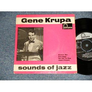 画像: GENE KRUPA - SOUNDS OF JAZZ (Ex++/Ex++) / 1958 US AMERICA ORIGINAL Used 7" 45 rpm EP 
