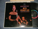 画像: PEGGY LEE -BASIN STREET EAST (Ex+++/MINT-) / 1962 Version US AMERICA 2nd Press "BLACK With RAINBOW 'CAPITOL' Logo on TOP  Label" STEREO Used LP 