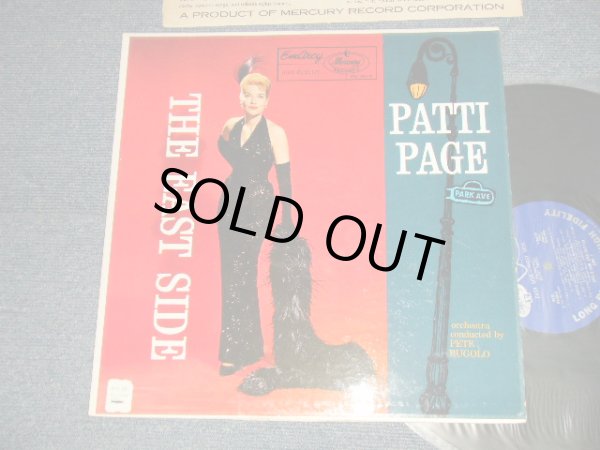 画像1: PATTI PAGE - THE EAST SIDE  (Ex+++/MINT- TAPESEAM, EDSP)  /1957 US AMERICA ORIGINAL 1st Press "BLUE With SILVER PRINT Label" MONO Used LP