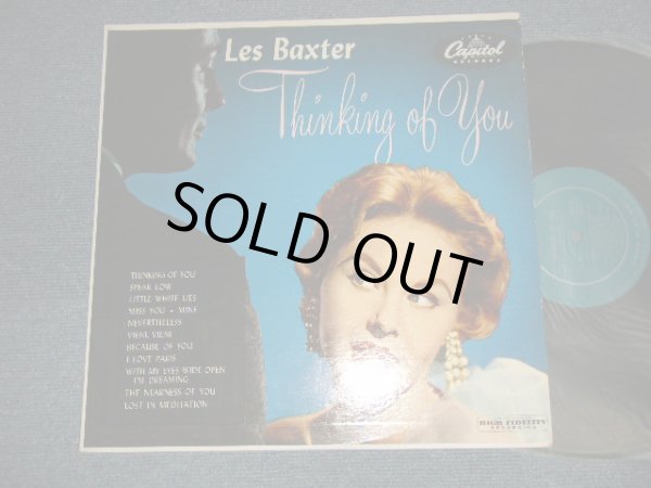 画像1: LES BAXTER - THINKING OF YOU (MINT-/Ex++ Looks:Ex+++) / 1955 US AMERICA ORIGINAL 1st Press "TURQUOISE LABEL" MONO Used LP 