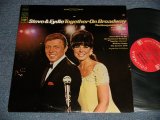 画像:  STEVE LAWRENCE and EYDIE GORME - AT THE MOVIES (Ex+++/Ex++ Looks:MINT-) / 1967 Version US AMERICA 2nd Press "360 SOUND in WHITE" STEREO Used LP