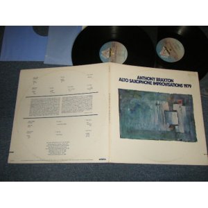 画像: ANTHONY BRAXTON - ALTO SAXOPHONE IMPROVISATIONS 1979 (With INSERTS)  (Ex++/MINT- CutOut) / 1979 US AMERICA  ORIGINAL Used 2-LP 