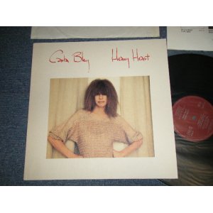 画像: CARLA BLEY - HEAVY HEART (With INSERTS)  (Ex+++/MINT-) / 1984 GERMAN GERMANY ORIGINAL Used LP 