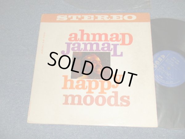 画像1: AHMAD JAMAL - HAPPY MOODS (Ex++/Ex+++) / 1960  US AMERICA ORIGINAL "BLUE with SILVER PRINT  Label" STEREO Used LP 