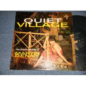 画像: MARTIN DENNY - QUIET VILLAGE (MINT-, Ex++/MINT- SWOBC) / 1960 Version US AMERICA 2nd Press "COLOR LIBERTY" Label STEREO Used  LP  