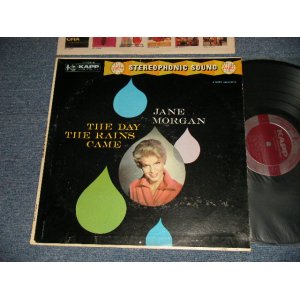 画像: JANE MORGAN - THE DAY THE RAINS CAME (Ex+/Ex+++)  / 1959 US AMERICA ORIGINAL 1st Press "MAROON with SILVER Print Label" STEREO Used LP 