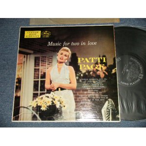 画像: PATTI PAGE - MUSIC FOR TWO IN LOVE  (Ex++/Ex+++ Looks:MINT- EDSP)  /1956 US AMERICA ORIGINAL 1st Press "BLACK With SILVER PRINT Label" MONO Used LP