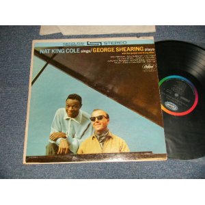 画像: NAT KING COLE GEORGE SHEARING  - NAT KING COLE sings /GEORGE SHEARING plays  (Ex++/Ex+++) / 1963 US AMERICA ORIGINAL "BLACK with RAINBOW & CAPITOL Logo on Top Label"  Used LP