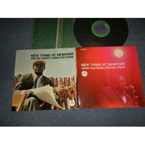 画像: JOHN COLTRANE/ ARCHIE SHEPP - NEW THING AT NEWPORT (Ex+++/Ex+++) / 1974-77 Version US AMERICA REISSUE Used LP