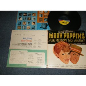 画像: ost JULIE ANDREWS, DICK VAN DYKE - WALT DISNEY'S MARRY POPPINS(Ex++/Ex+++ EDSP) / 1964 US AMERICA ORIGINAL MONO Used LP 
